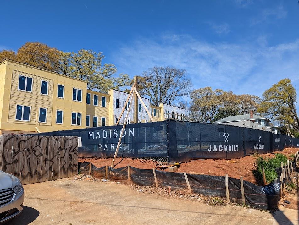 Images Reynoldstown's next townhomes, now named, start topping out